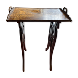 Table d'appoint marqueterie art nouveau Emile Gallé