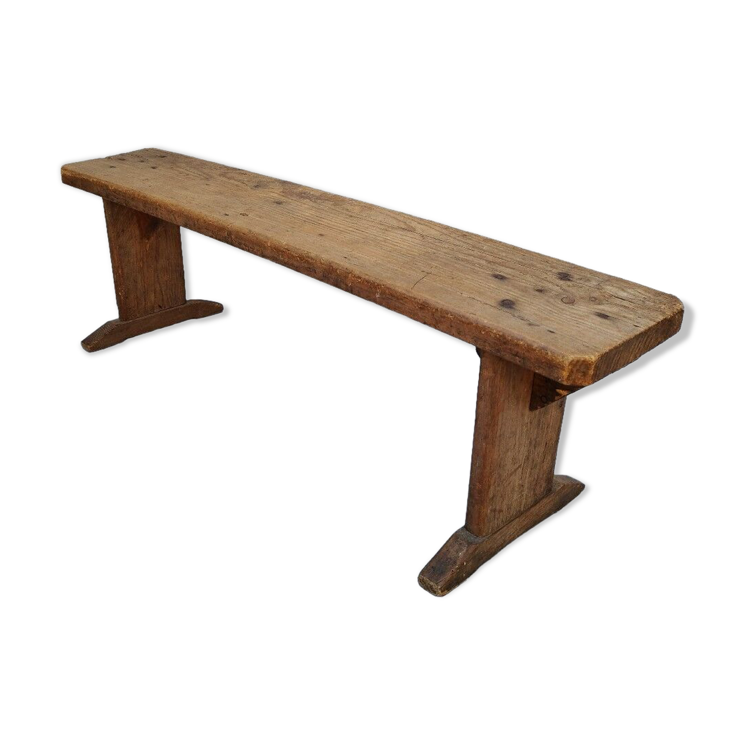Farm bench enfan vintage countryside