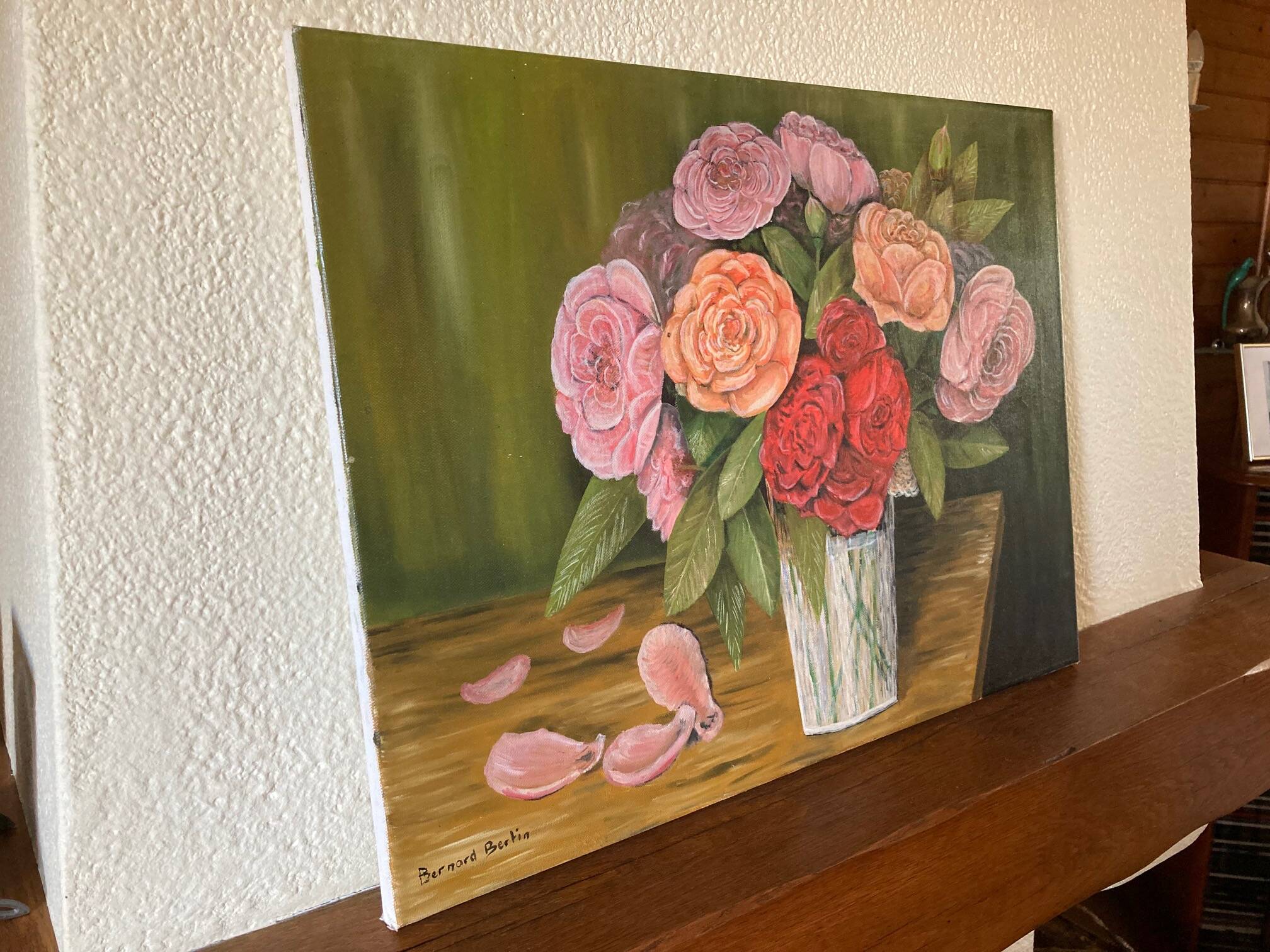 Painting The Bouquet of Roses from the Garden