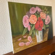 Painting The Bouquet of Roses from the Garden