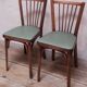 Pair of Baumann bistro chairs n°12