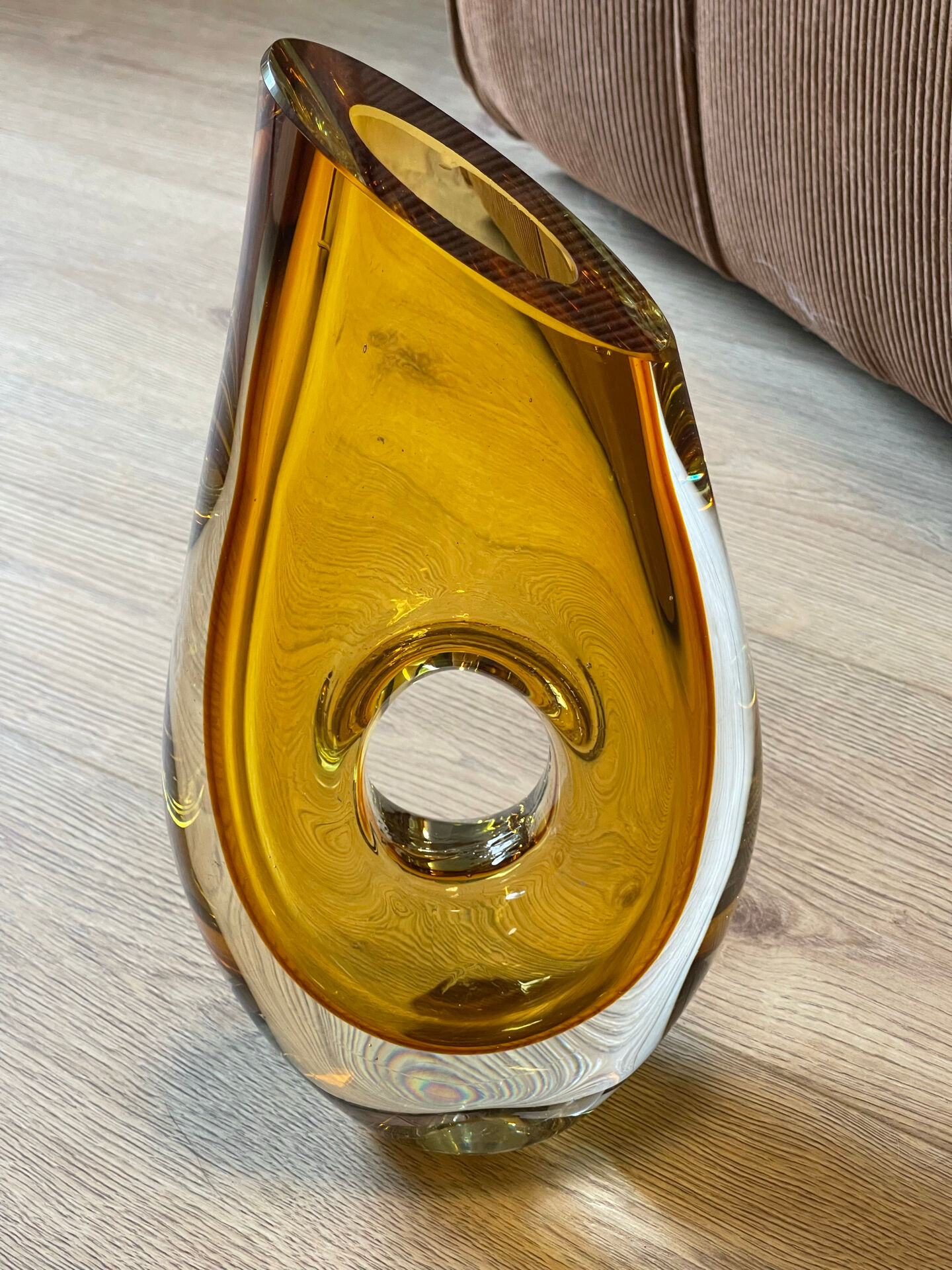 Sommerso vase from Murano