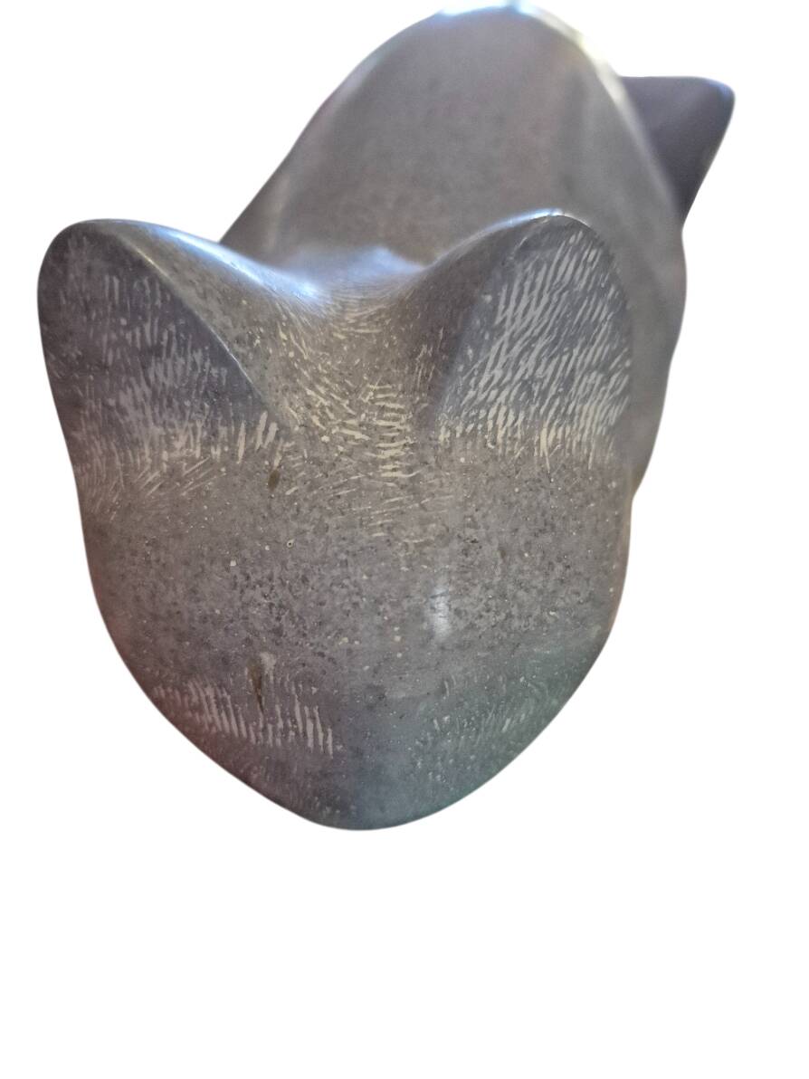 Stone sculpture of a cat Islay Grimes