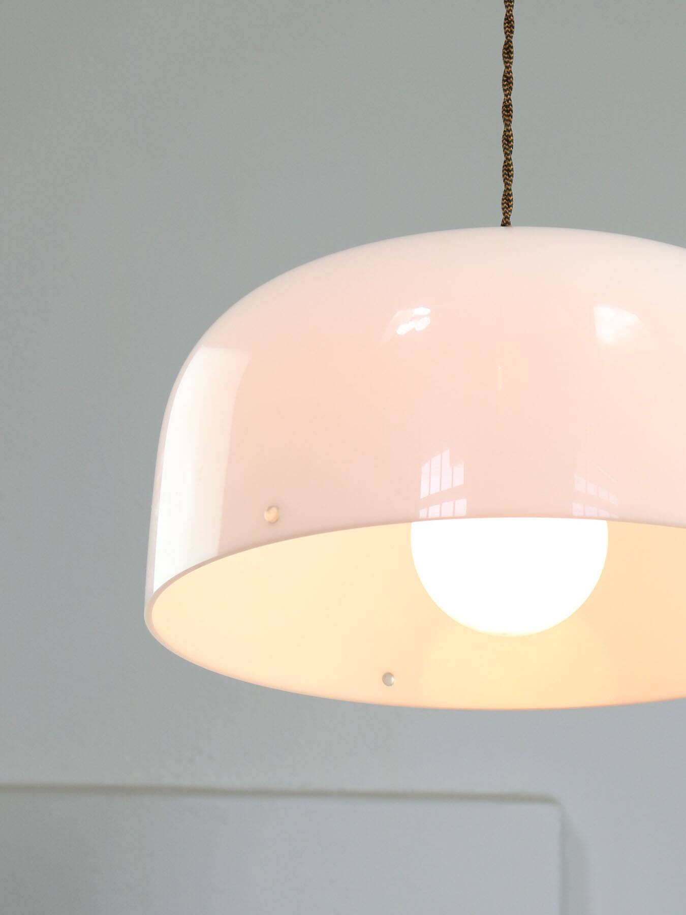 Space Age Medusa by Luigi Massoni for Guzzini in Brass, 1970s