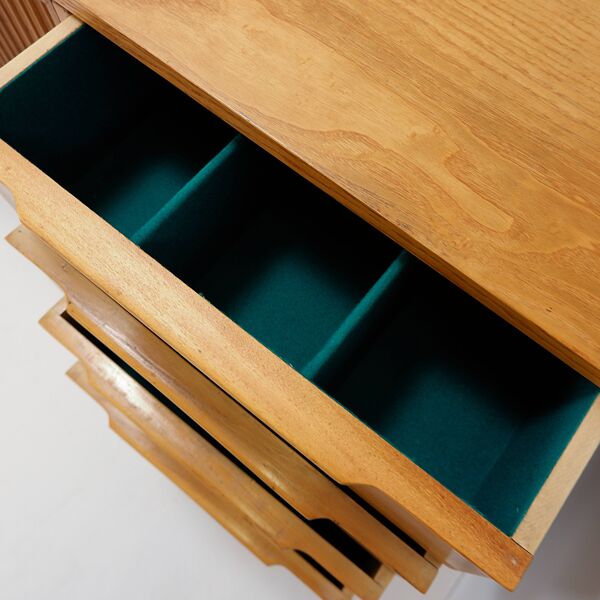 Buffet De Coene à quatre portes et quatre tiroirs (vers 1956) - Style Alfred Hendrickx Belgique années 1950