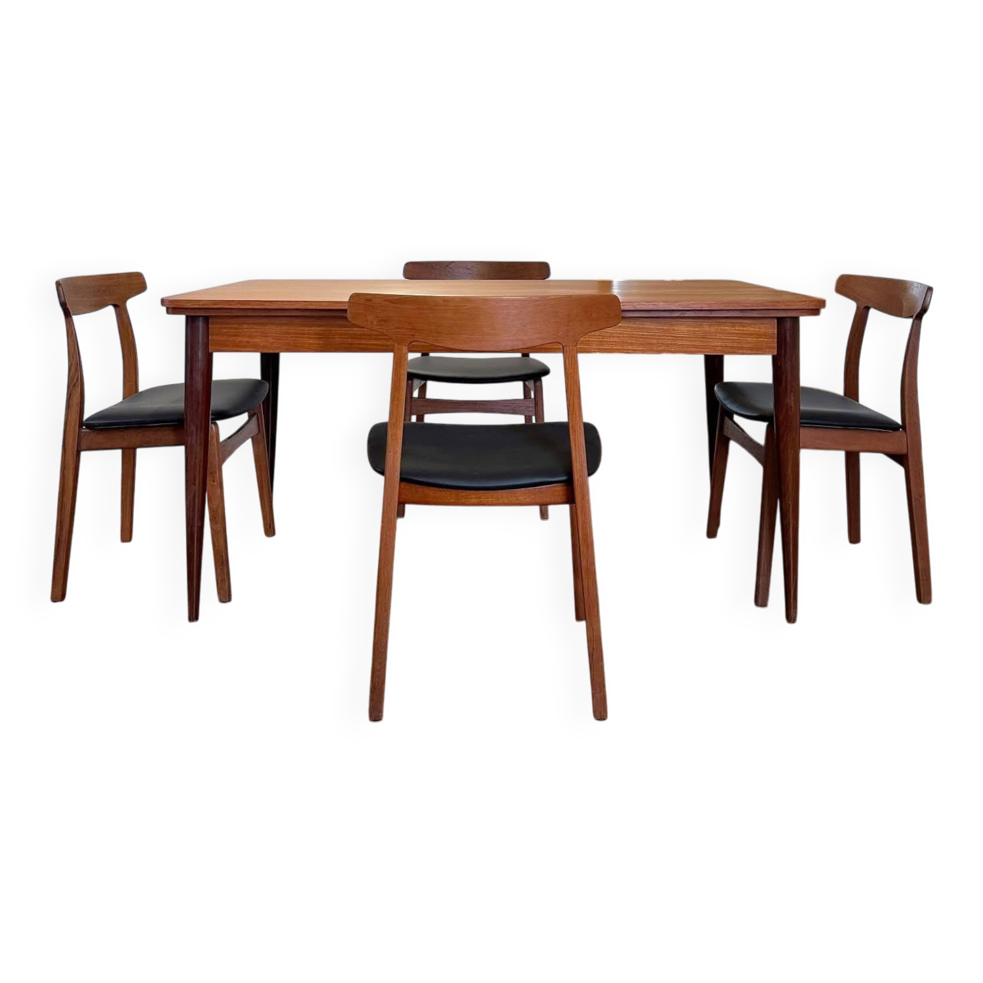 Extensible table by Oswald Vermaercke, 1960