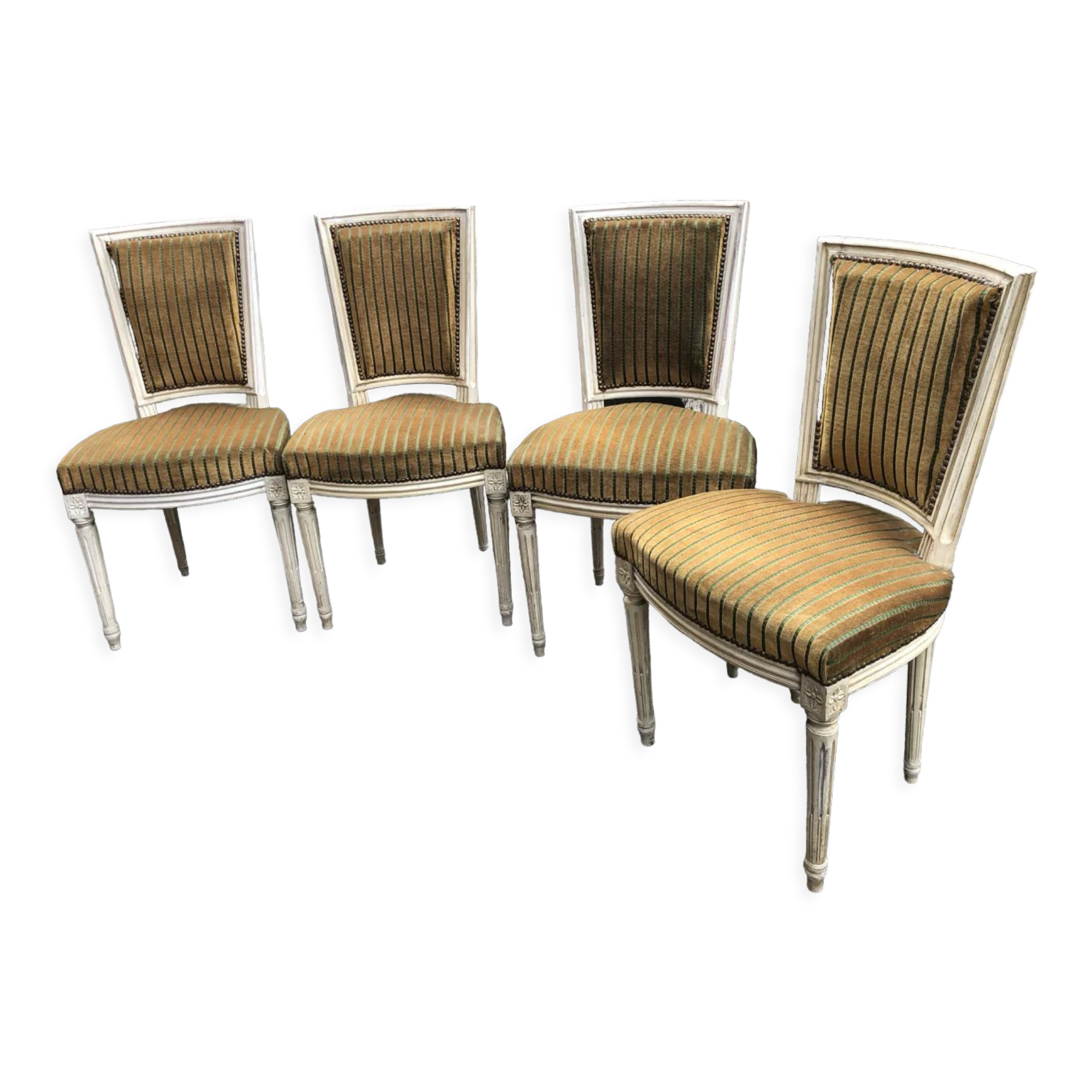 Four Louis XVI style chairs