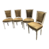 Four Louis XVI style chairs