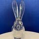 Glass rabbit cup Art Vannes france
