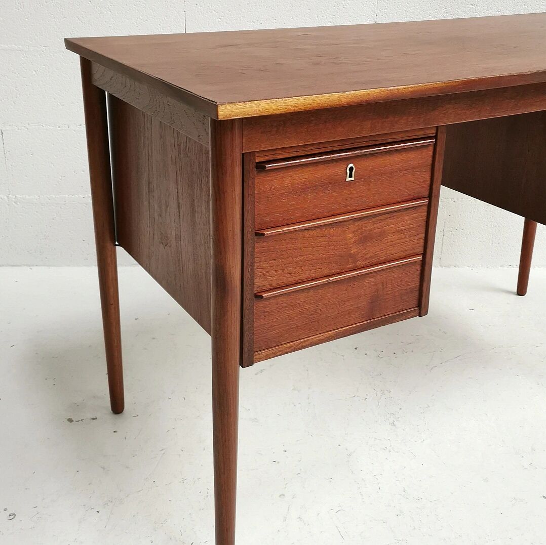 Gunnar Nielsen's Scandinavian Teak Office, Tibergaard, 1960