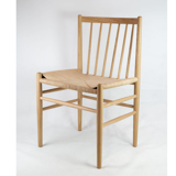 Desk Chair in Oak, FDB Chair, Model J80, Designed by Jørgen Bækmark from 1950s