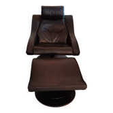 Armchair and ottoman by Nelo Möbel, 1970
