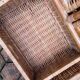 Vintage rattan chest of drawers