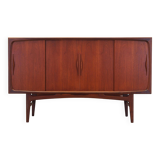 Teak highboard, Danish design, 1970s, production: Denmark