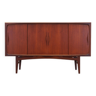 Teak highboard, Danish design, 1970s, production: Denmark