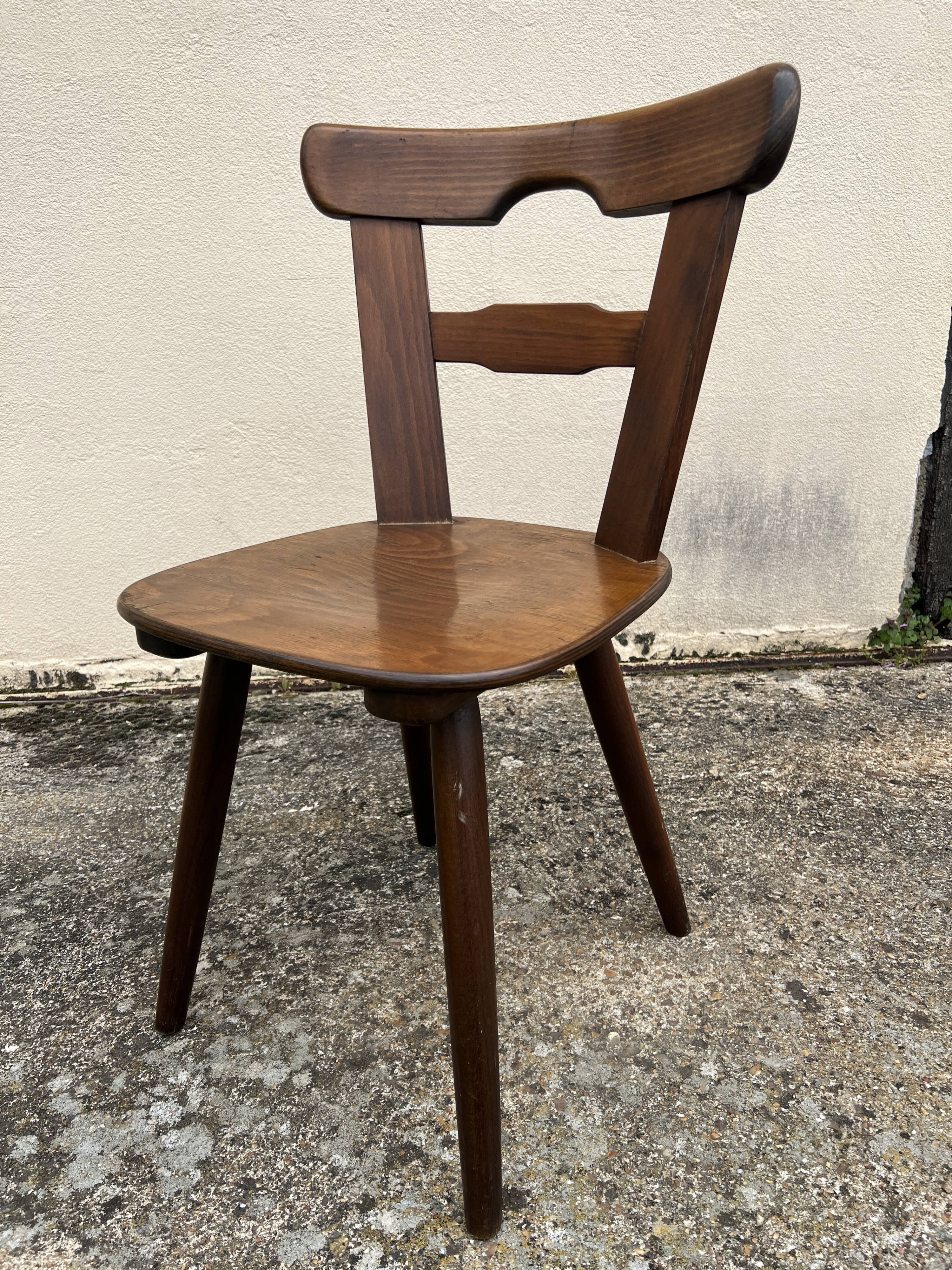 Set of 14 brutalist Scandinavian chairs