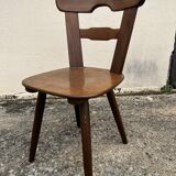 Set of 14 brutalist Scandinavian chairs