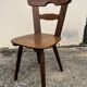 Set of 14 brutalist Scandinavian chairs