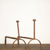 Brutalist armchairs, 1940s, set of 2