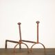 Brutalist fireplace screens, 1940s, set of 2