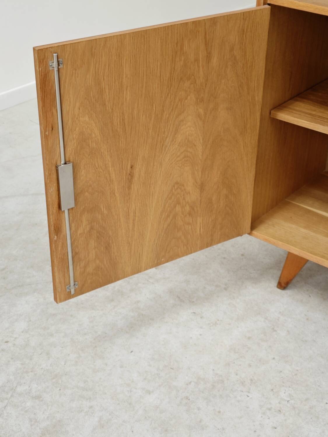 U-458 oak sideboard by Jiri Jiroutek for Interier Praha 1960