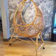 Vintage rattan crib