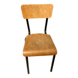 Adult chair 🪑 wood and steel 50s