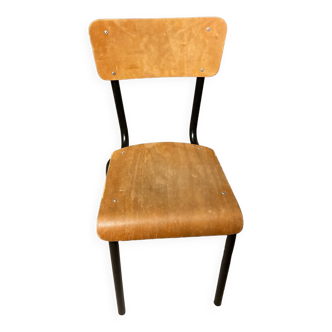Adult chair 🪑 wood and steel 50s