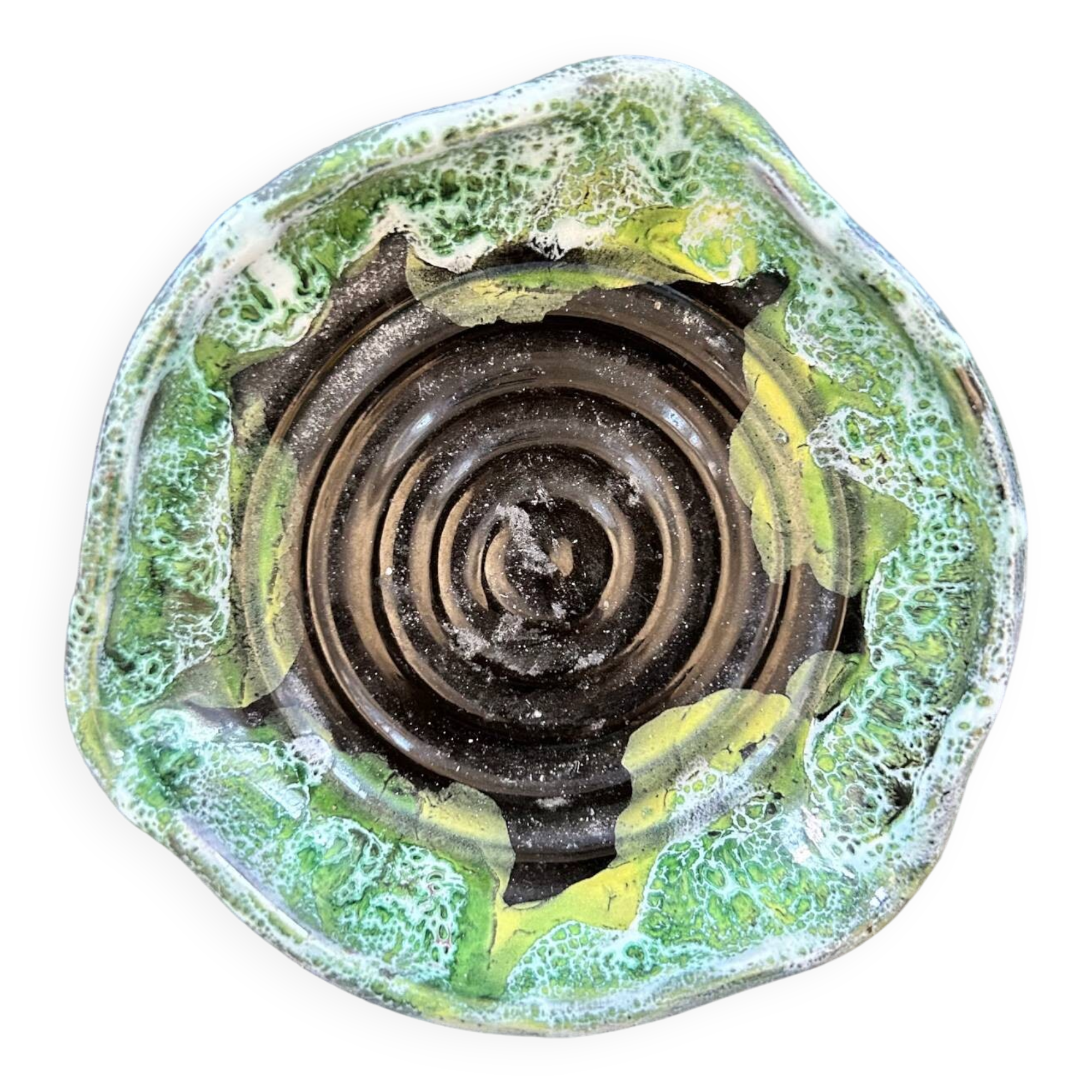 Green bowl, unique piece