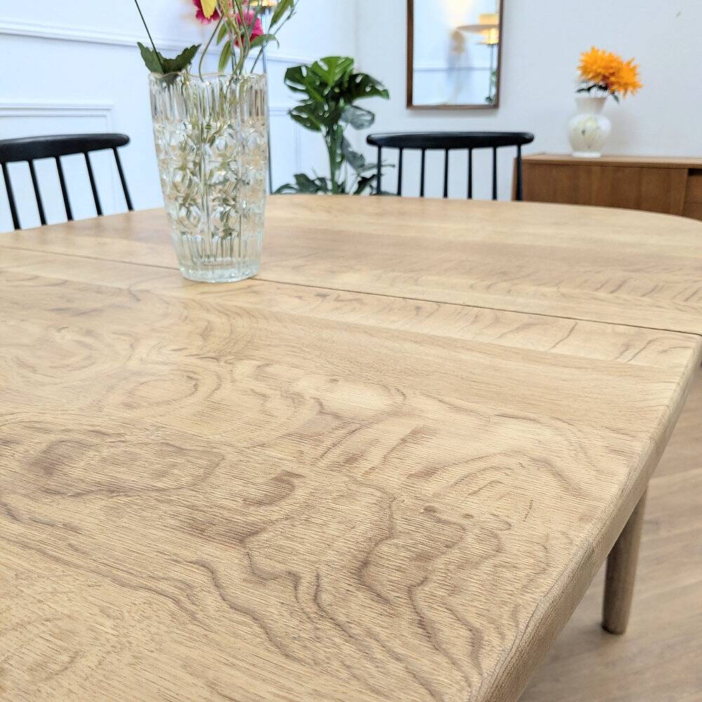 Vintage oak oval table