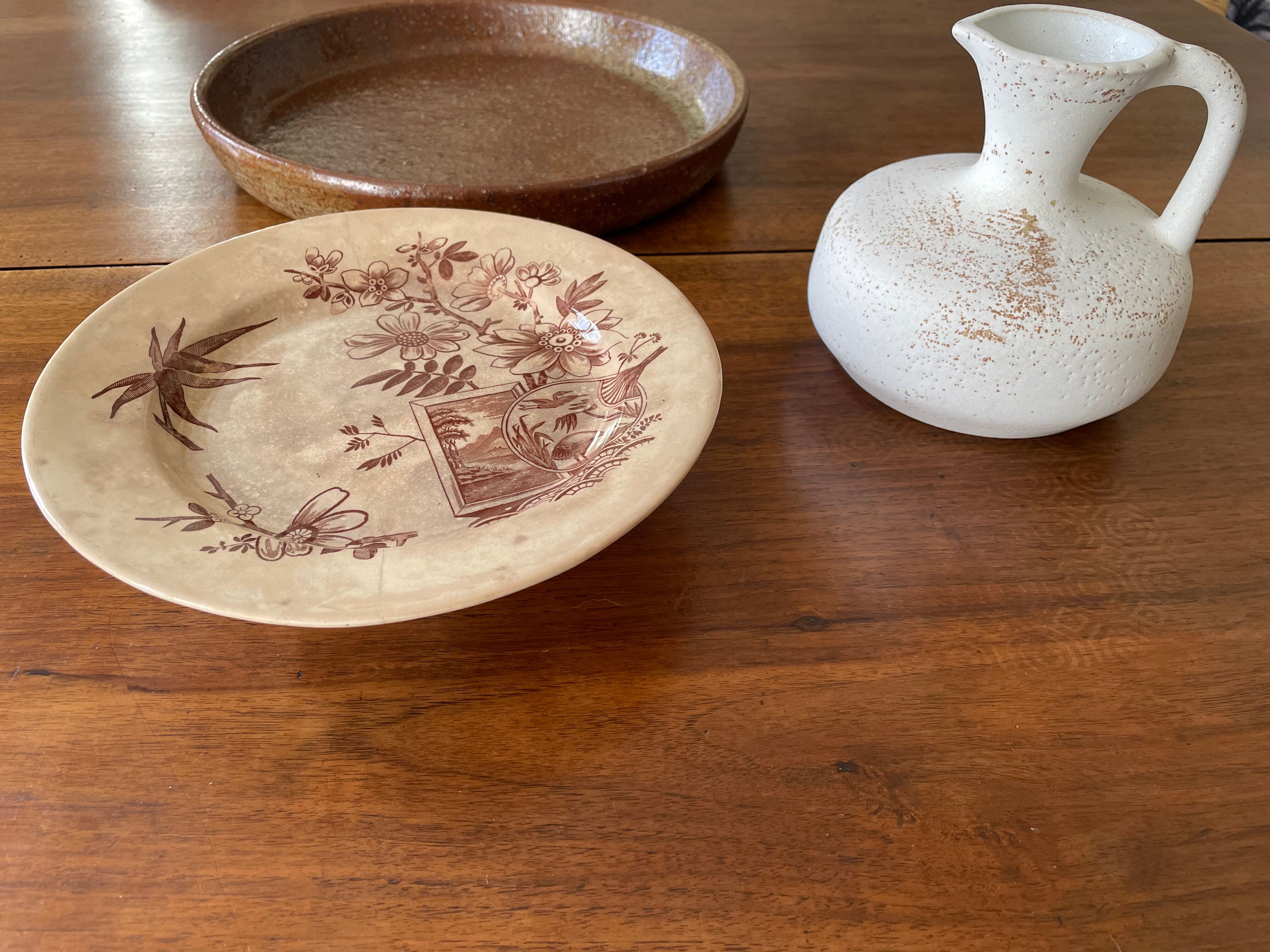 English Ironstone Pedestal Dish