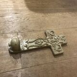 Religious object - Ceramic cross decorated with animals