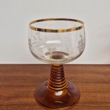 White wine glasses Rhin Durand Luminarc Roemer 1970s