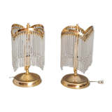 Paire de lampes de chevet classiques