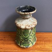 Strehla vase model 1228 1970s German Pottery