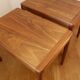 Scandinavian teak side tables by Hugo Troeds.