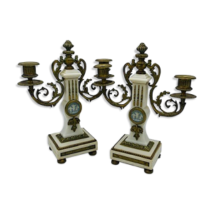 paire de candélabres Louis XVI