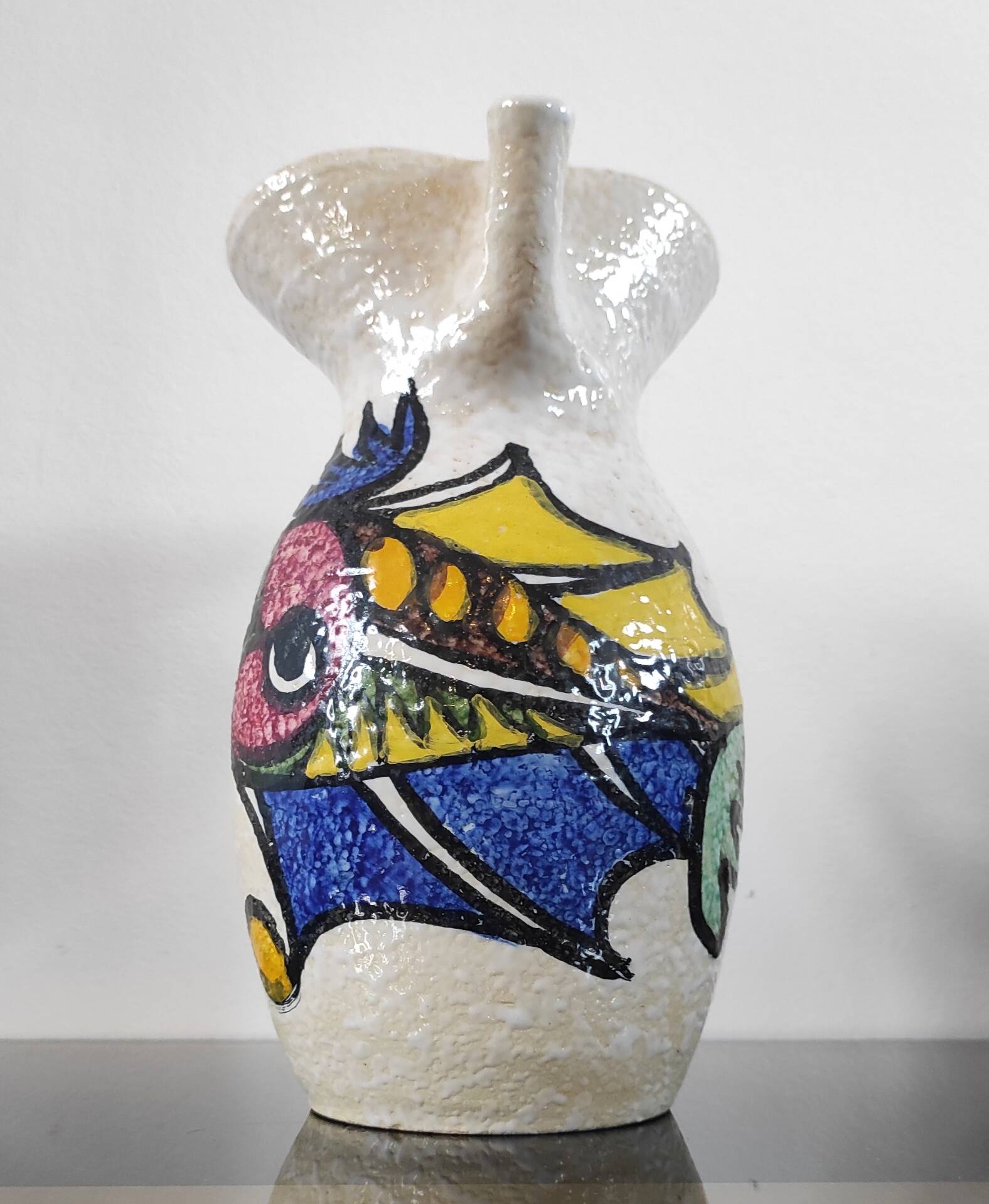 Vintage Vallauris ceramic jug