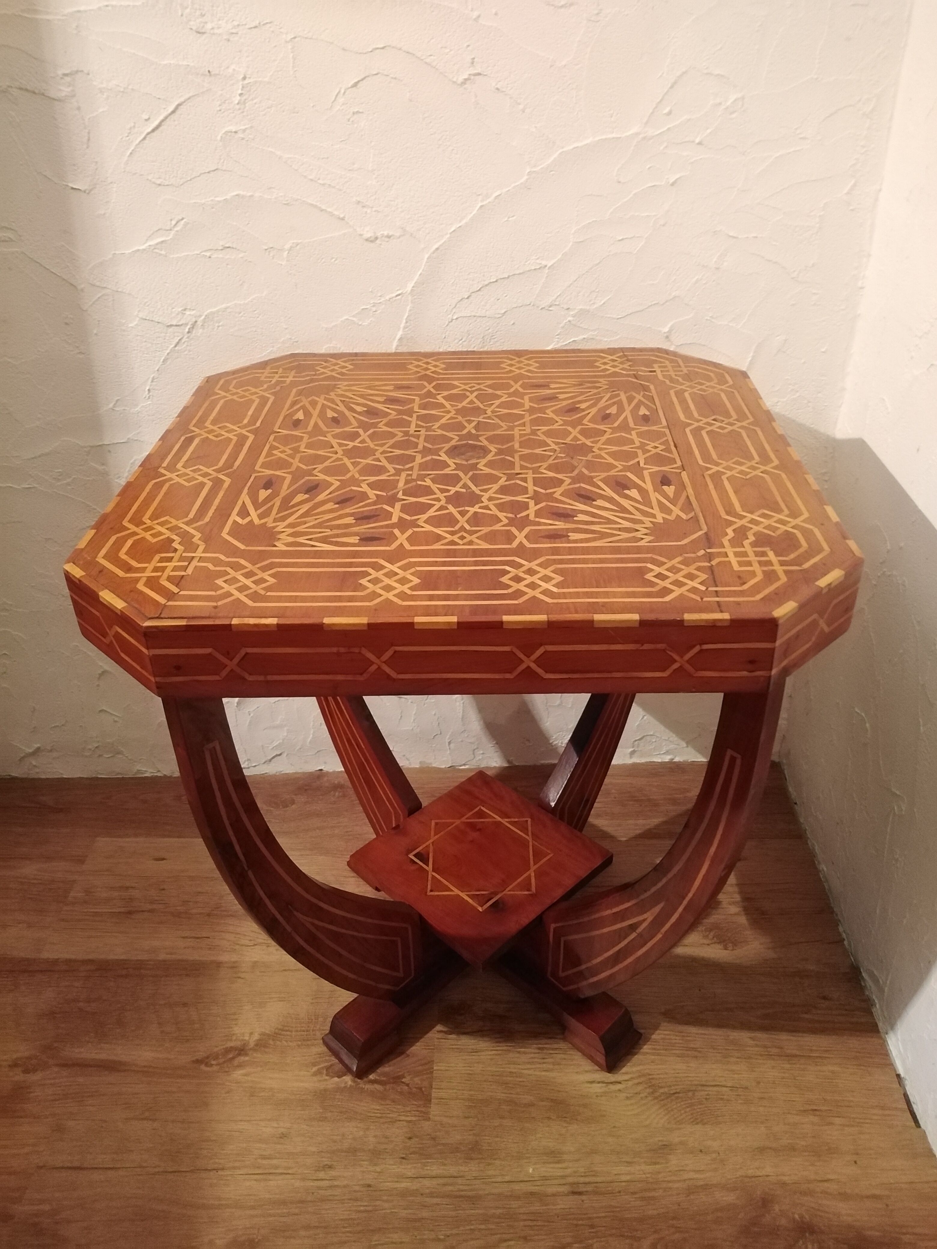 Inlaid side table