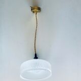 Vintage glass pendant light
