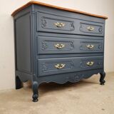 Renovated cherry wood chest of drawers