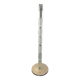 Lampe à suspension Jaren 70 en verre et chrome