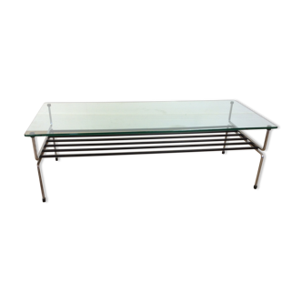 Mid Century glass top table