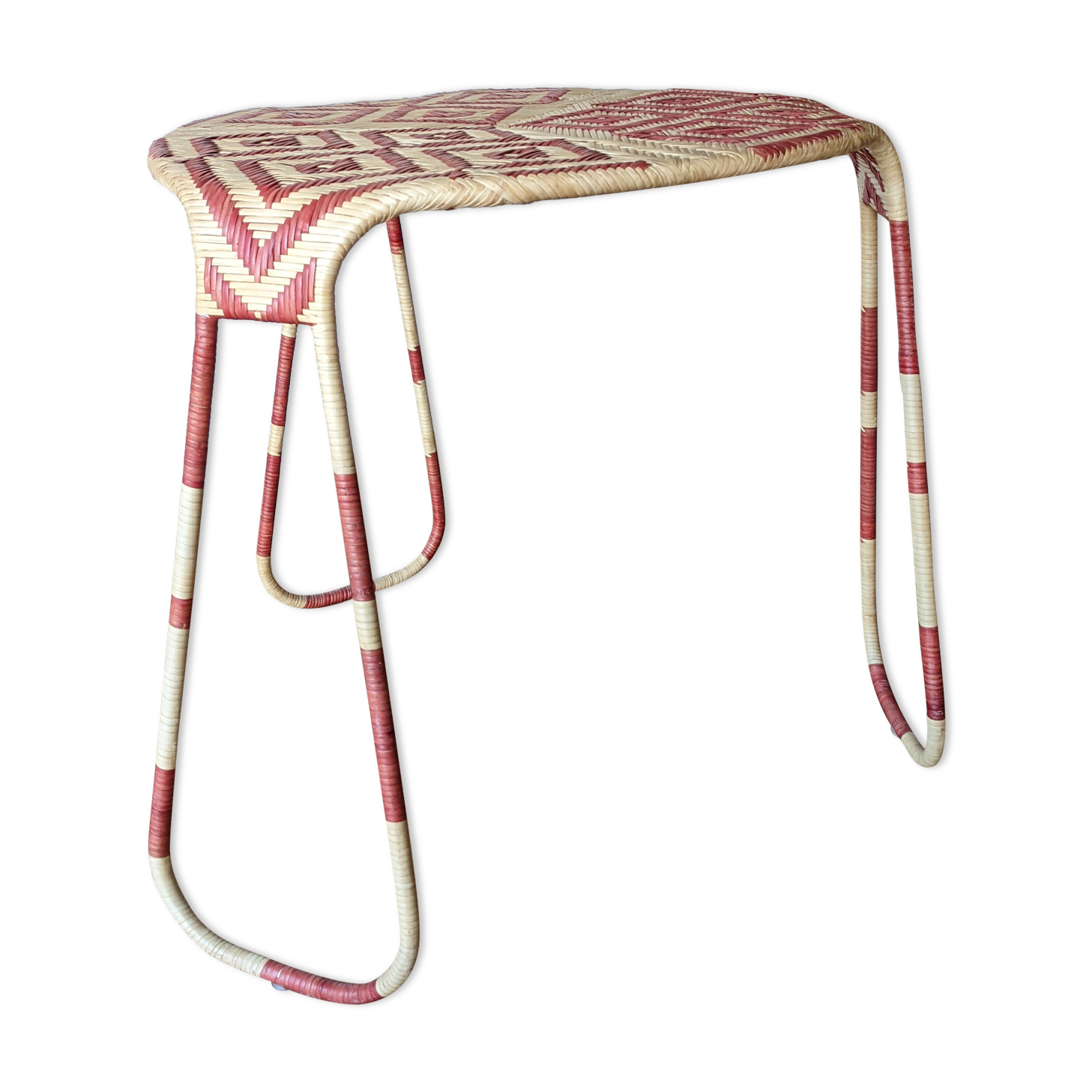 Rattan table model Flo by Patricia Urquiola