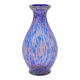 MURANO glass vase with silver leaf inclusions, 1970