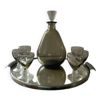 Art Deco liquor service Bayel Fains France