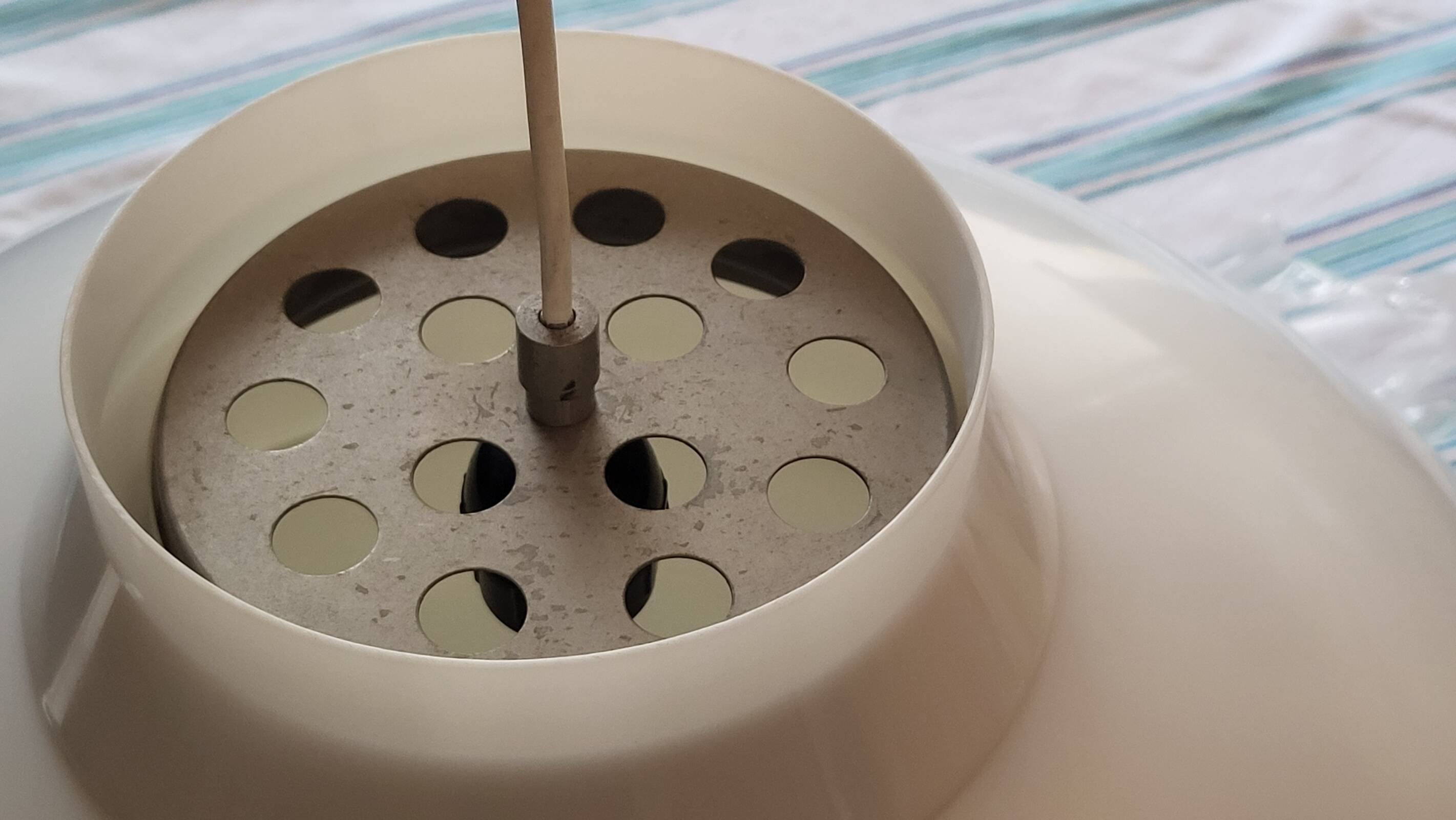 Kartell KD6 4006 White Pendant Lamp by Achille and Pier Giacomo Castiglioni Italy 1950