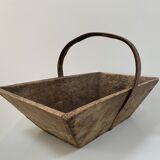 Wooden basket XL oléron fishing bucket