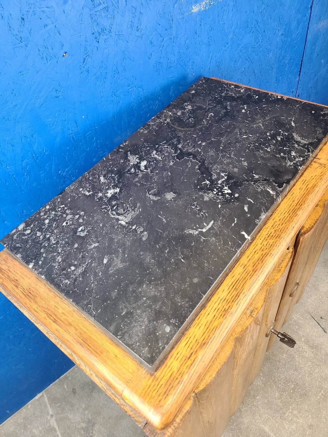 End table, vintage art deco bedside