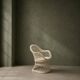 Fauteuil enfant en rotin vintage